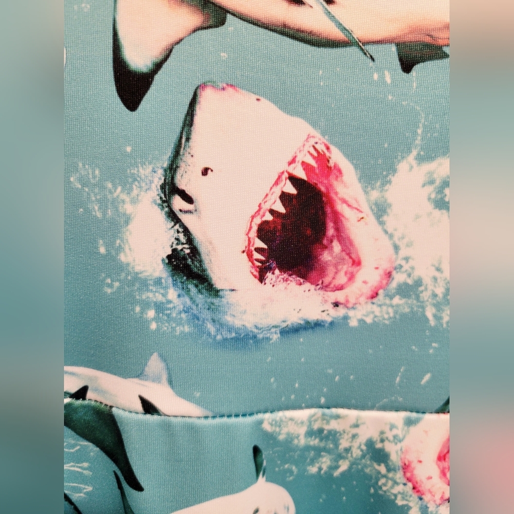Sourpuss Shark Attack Cami Skater Dress XL